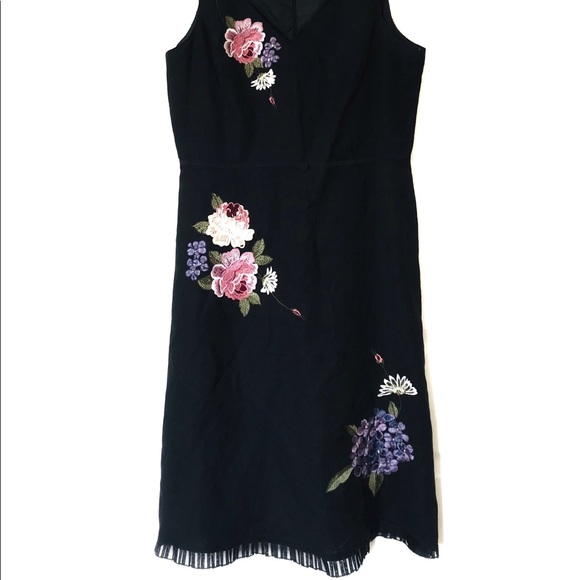 PLAZA SOUTH Embroidered Linen dress - Picture 2 of 13